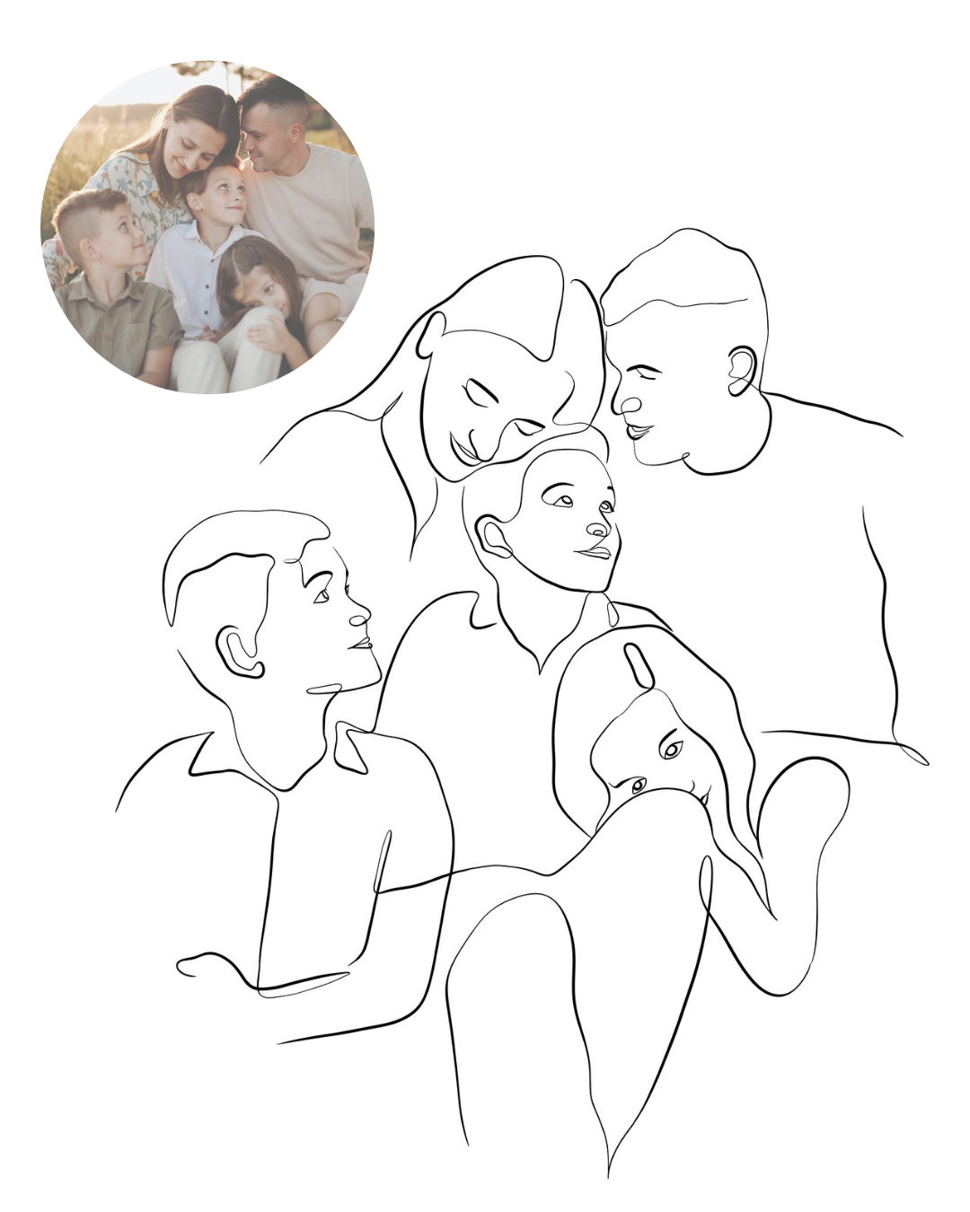 Foto naar Lijntekening