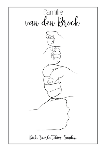 Familie Boks Poster