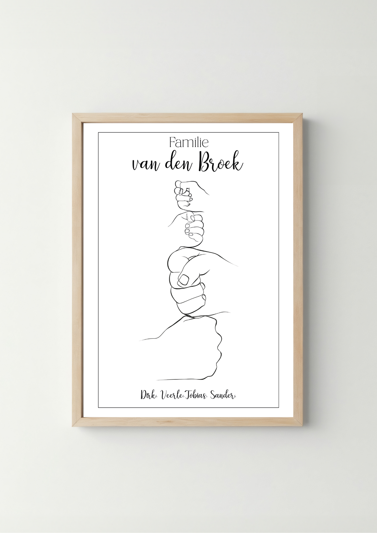 Familie Boks Poster