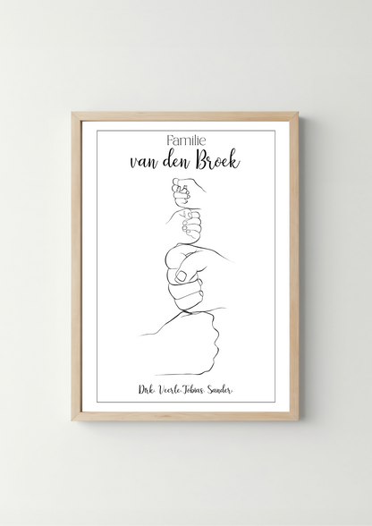 Familie Boks Poster