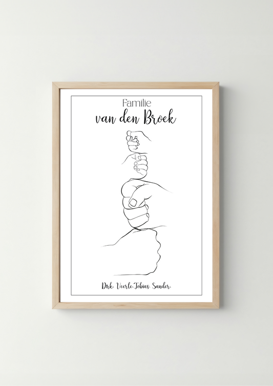 Familie Boks Poster